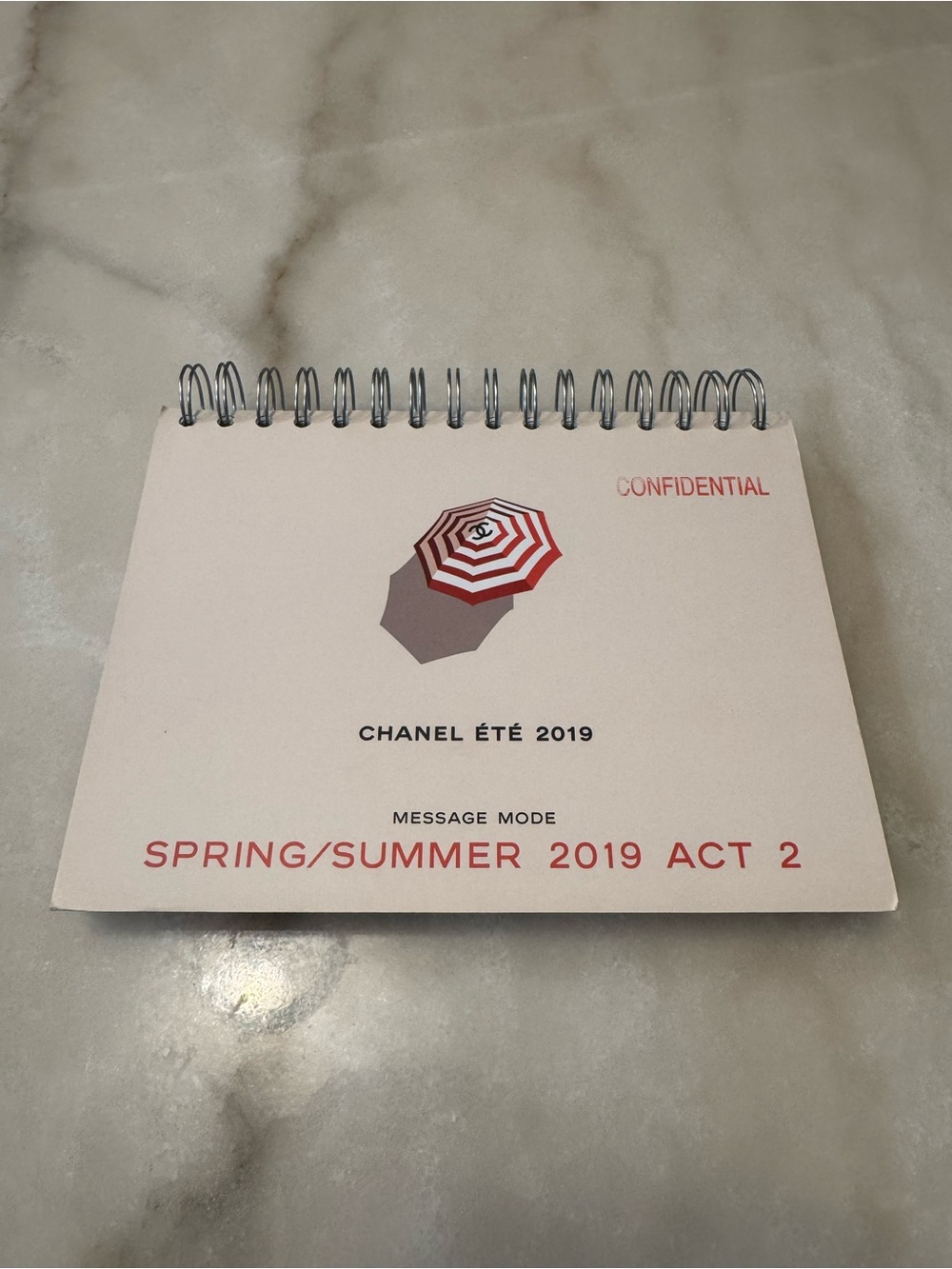 Authentic Chanel Designer Runaway Message Mode Spring/Summer 2019 Act 2 Catalog